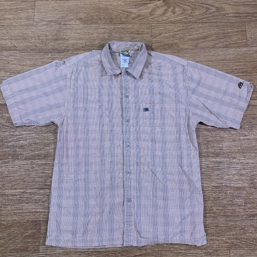 The North Face Breathable Casual Outdoors Mens Small Short Sleeve  Button Up